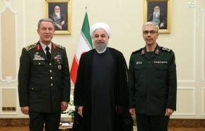 دیدار رئیس ستاد ارتش ترکیه با روحانی