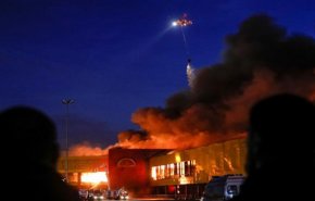 آتش‌سوزی مهیب در بخش تجاری مرکز مسکو

