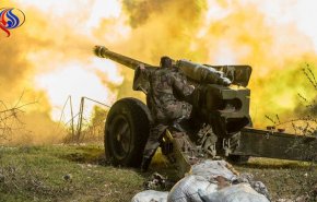 حمله ارتش سوریه به سکوهای موشکی تروریست‌ها