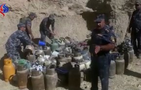 شاهد .. الشرطة العراقية تفجر 262 عبوة ناسفة من مخلفات داعش