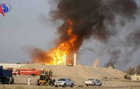 نیروهای پیشمرگه‌ تاسیسات نفتی کرکوک را آتش زدند