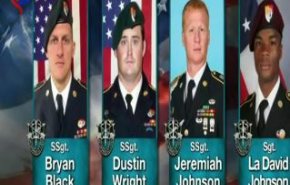 تشییع سربازان آمریکایی کشته شده در نیجر
