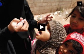 نگرانی ها در مورد شیوع فلج اطفال در یمن + ویدئو