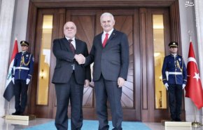 دیدار حیدرالعبادی با نخست وزیر ترکیه + تصاویر