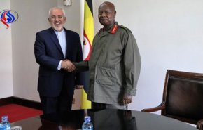 ظریف با رئیس جمهور اوگاندا دیدار کرد