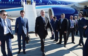 الرئيس الأذربيجاني يصل طهران
