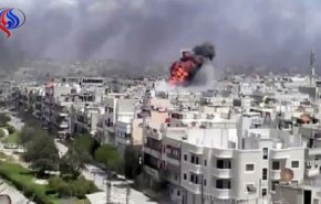 شهيدان وجرحى بقصف الارهابيين منطقة العباسيين في دمشق
