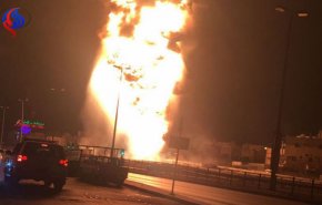 الداخلية البحرينية: حريق خط الأنابيب النفطي 