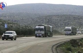 قوات روسية ترافق قافلة مساعدات إنسانية بضواحي دمشق