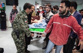 مستشفى ميداني للحرس الثوري بمدينة دالاهو لمعالجة جرحى الزلزال