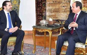 سعد حریری با رئیس جمهور مصر دیدار و گفتگو کرد