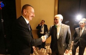 ظريف يبحث ورئيس اذربيجان العلاقات الثنائية وقضايا المنطقة