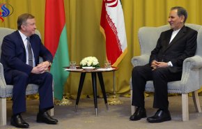 جهانغيري: ايران عازمة على تطوير علاقاتها السياسية والاقتصادية مع بيلاروسيا