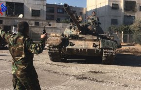 حمله به استحکامات تروریست ها در حومه شرقی حماه+فیلم