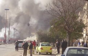 شهادت 8 شهروند براثر انفجار اتوبوسی بمب گذاری شده در شهر حمص 