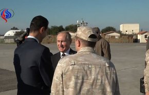 شاهد بالفيديو... بوتين يجتمع بالأسد في سوريا في زيارة أولى خاطفة..