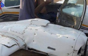 بالصور.. مصرع 3 أشخاص في سقوط طائرة بمصر