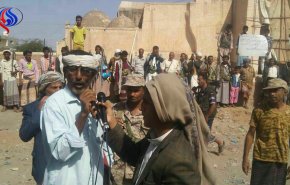 تجمع قبیله یمنی برای اعلام آمادگی برای مقابله با متجاوزان 