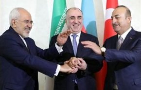 آغاز نشست 3 جانبه وزرای خارجه ایران، ترکیه و جمهوری آذربایجان در باکو