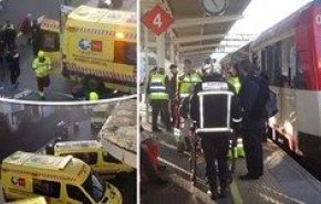 بروز سانحه در ایستگاه قطار در اسپانیا، 45 زخمی برجا گذاشت