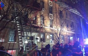 حريق ضخم في نيويورك يودي بحياة 12 شخصا +صور