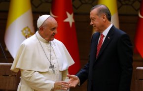 تماس تلفنی اردوغان و پاپ فرانسیس درباره قدس