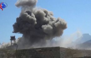 ویرانی منازل شهروندان یمنی در استان مارب در حملات سعودی‌ها+عکس