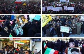 قیام مردم  مشهد علیه اقدامات آشوب‌طلبانه + فیلم