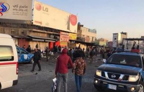 26 شهيدا و95 جريحا في التفجير المزدوج في بغداد