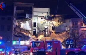  مقتل شخصين في انفجار دمر مباني في بلجيكا