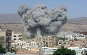 طيران العدوان يستهدف مبنى التلفزيون اليمني في صنعاء 