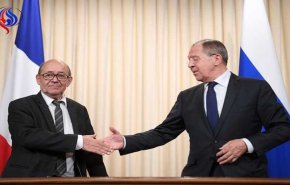 وزيران امور خارجه روسيه و فرانسه تلفنی گفتگو كردند