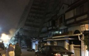 شاهد بالفيديو؛ارتفاع إصابات زلزال تايوان إلى188شخصا