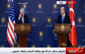 تیلرسون: مواضع ترکیه و آمریکا در قبال سوریه تغییر نکرده است/ اوغلو: پس از ورود به منبج دست به اقدامات مشترک با آمریکایی ها خواهیم زد