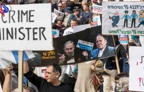 المستوطنون يتظاهرون للاسبوع الرابع ضد فساد نتانياهو