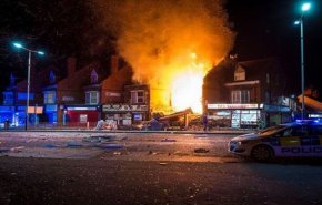 ویدیو؛ انفجار مهیب در شهر لستر انگلیس

