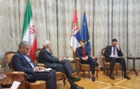 دیدار و گفت‌وگوی ظریف با نخست‌وزیر صربستان
