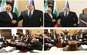 عکس/ وزیر امور خارجه جمهوری اسلامی ایران با نخست وزیر بلغارستان دیدار و گفتگو کرد