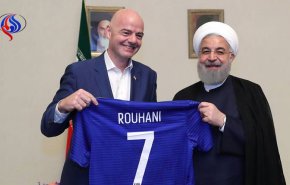 بازتاب سفر رییس فیفا به تهران