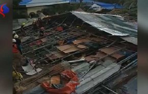 5 قتلى و55 جريحا بانهيار مبنى استراحة للعمال وسط الفلبين