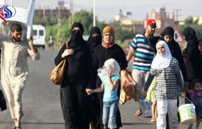 خروج 146 مدني من الغوطة الشرقية الی نقاط الجيش السوري