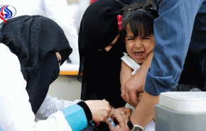 بالصور..تطعيم أكثر من مليوني طفل ضد الدفتيريا باليمن