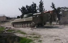 شاهد : سلاح الـ UR 77 يدخل جبهة الريحان بالغوطة الشرقية 