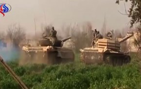 بالفيديو..بهذه الاليات يتقدم الجيش السوري لمناطق عدة بالغوطة.. 