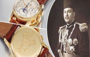 بيع ساعة نادرة لملك مصر السابق فاروق في دبي !!