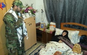 رزمندگان حزب الله لبنان به دیدار مادران شهدا رفتند