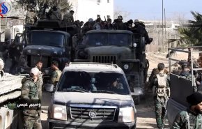 بالفیديو دبابة الجيش السوري تقضي على اثنين من قناصة 