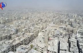 بالفيديو...مشاهد جوية لبلدات  الغوطة الشرقية بريف دمشق