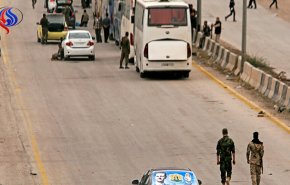 خروج نحو 6500 مسلح من بلدة عربين في الغوطة الشرقية