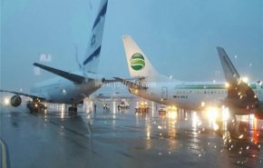 برخورد دو هواپیمای مسافربری در فرودگاه «بن‌گورین» تل‌آویو +عکس